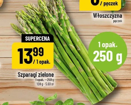 Szparagi zielone promocja w POLOmarket