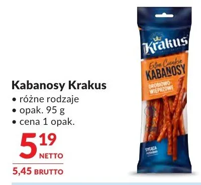 Kabanosy Krakus promocja w Makro