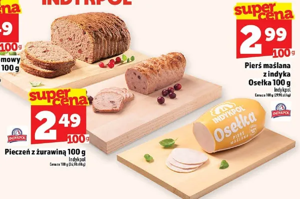 Pieczeń z żurawiną Indykpol promocja w TOPAZ