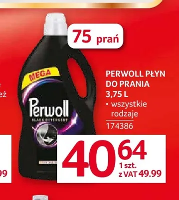 Płyn do prania Perwoll promocja w Selgros