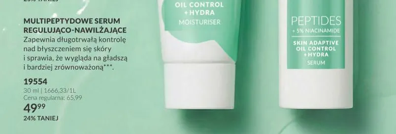 Multipeptydowe serum regulująco-nawilżające Avon Anew promocja w AVON
