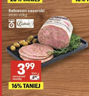 Salceson cesarski Łukosz promocja w Delikatesy Centrum