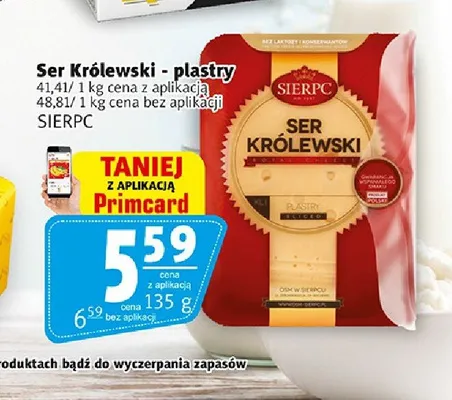 Ser Królewski plastry Sierpc promocja w Prim Market