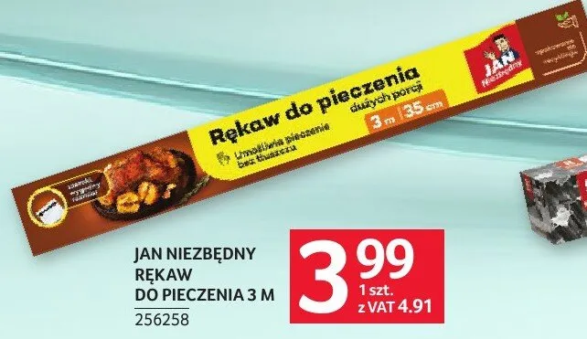 Rękaw do pieczenia Jan Niezbędny 3 M promocja w Selgros