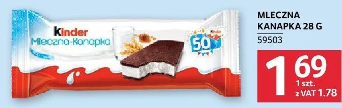 Mleczna kanapka promocja w Selgros