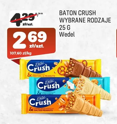 Baton Crush Pretzel & Peanuts promocja w Społem Praga