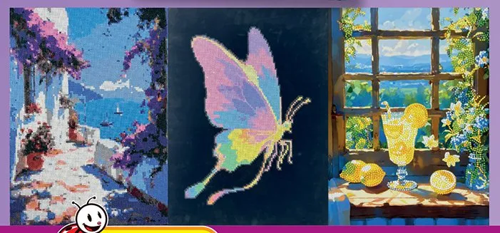 Zestaw kreatywny - mozaika diamentowa promocja w Biedronka