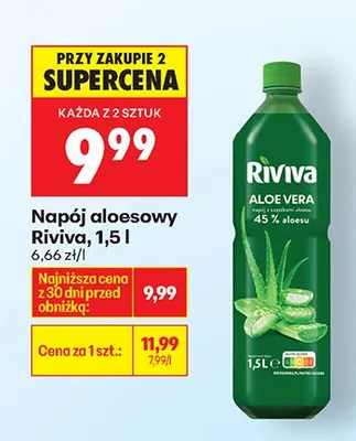 Napój aloesowy 15% aloesu promocja w Biedronka