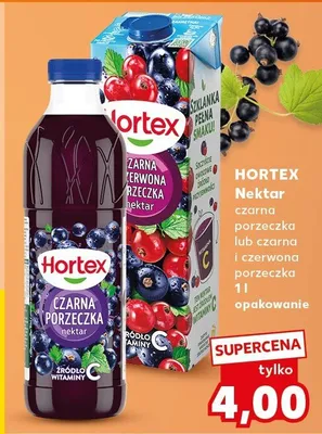 Nektar czarna porzeczka lub czarna i czerwona porzeczka promocja w Kaufland