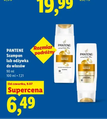 Szampon do włosów Pantene Intensive Repair promocja w Lidl