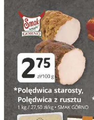 Polędwica z rusztu Smak Górno promocja w Marketvita