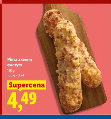 Pinsa z serem owczym Piekarnia Lidla promocja w Lidl