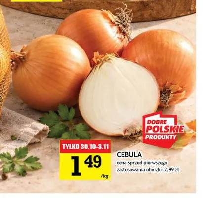Cebula promocja w Gram Market