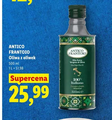 Oliwa z oliwek ANTICO FRANTOIO promocja w Lidl
