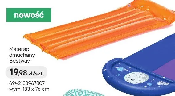 Materac dmuchany promocja w Castorama