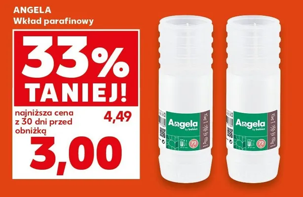 Wkład parafinowy promocja w Kaufland