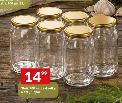 Słoiki z zakrętkami promocja w Twój Market