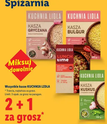 Kasza gryczana biała nieprażona promocja w Lidl