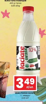 Mleko świeże Łaciate 3,2% promocja w emma MARKET