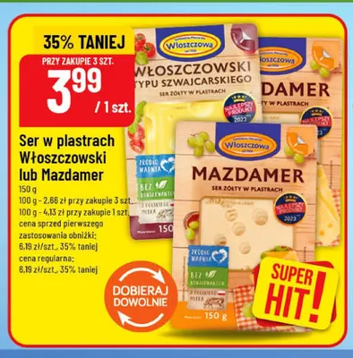 Ser w plastrach Mazdamer promocja w POLOmarket