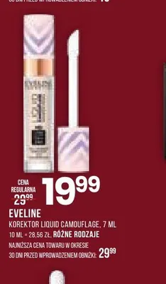 Korektor EVELINE Liquid Camouflage promocja w Drogerie Natura