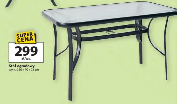 Stół ogrodowy promocja w Auchan