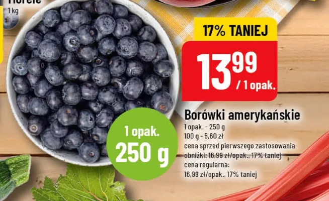 Borówki amerykańskie promocja w POLOmarket
