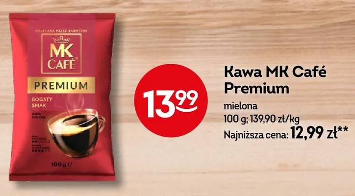 Kawa mielona MK Café Premium promocja w Żabka