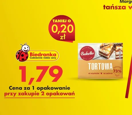 Margaryna Tortowa promocja w Biedronka