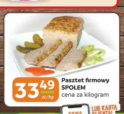 Pasztet firmowy Społem promocja w Społem Częstochowa