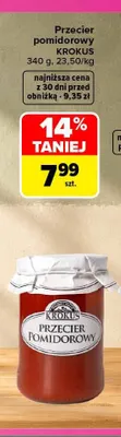 Przecier pomidorowy Krokus promocja w Carrefour