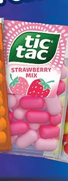 Cukierki Tic Tac Strawberry Mix promocja w Biedronka