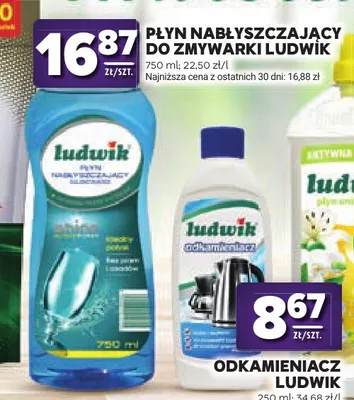 Płyn nabłyszczający do zmywarki Ludwik promocja w Stokrotka