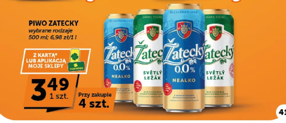 Piwo bezalkoholowe Žatecký Nealko promocja w Euro Sklep