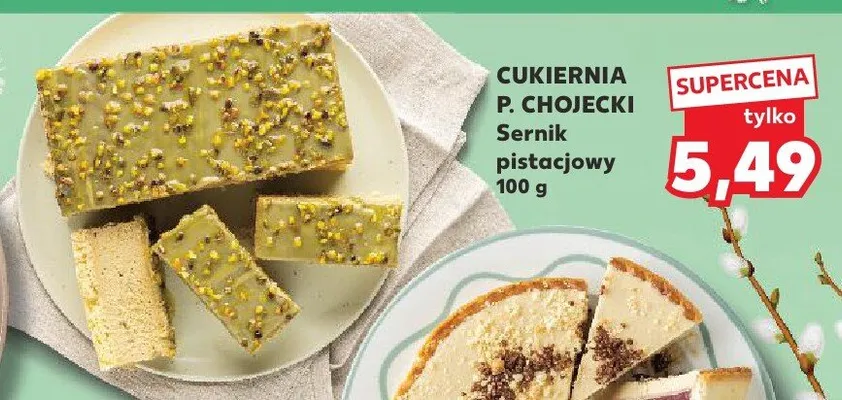 Sernik pistacjowy promocja w Kaufland