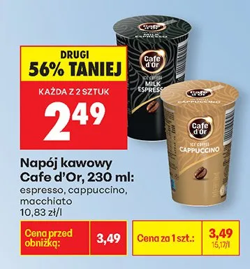 Napój kawowy espresso promocja w Biedronka