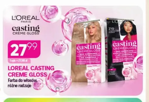 Farba do włosów L'Oreal Casting Creme Gloss promocja w Drogerie Koliber