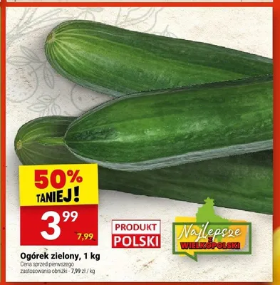 Ogórek zielony promocja w Twój Market