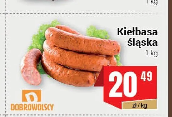 Kiełbasa śląska Dobrowolscy promocja w Premium Nasz Sklep