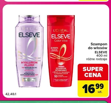 Szampon do włosów Elseve Color Vive promocja w Carrefour Market