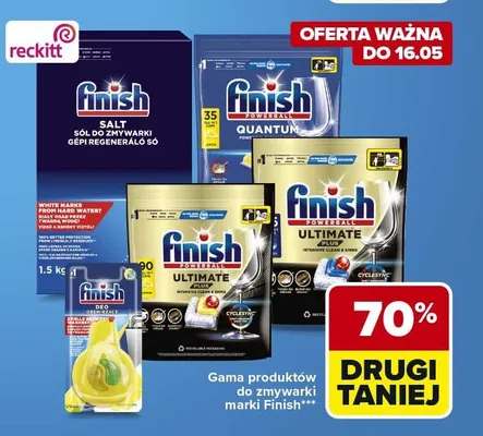 Gama produktów do zmywarki Finish promocja w Carrefour Market