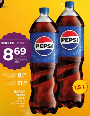 Napój Pepsi 1,5 L promocja w Duży Ben