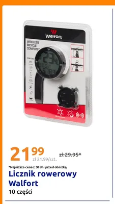 Licznik rowerowy Walfort promocja w Action