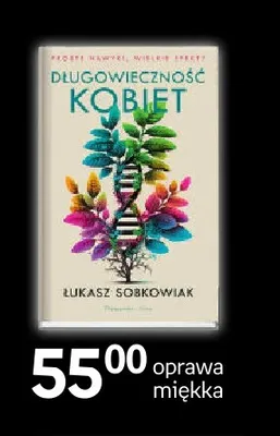 Książka Długowieczność kobiet Łukasz Sobkowiak oprawa miękka promocja w Empik