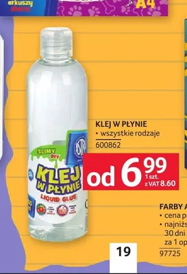 Klej w płynie Astra promocja w Selgros