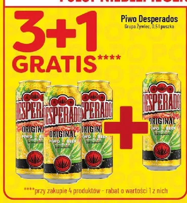 Piwo Desperados 0.5l promocja w POLOmarket