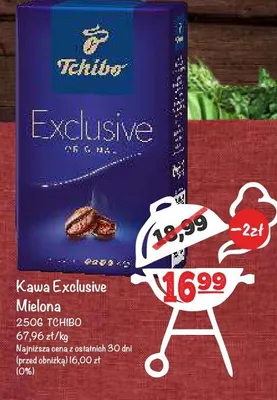 Kawa Exclusive Mielona Tchibo promocja w Arhelan