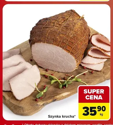 Szynka krucha promocja w Carrefour Market