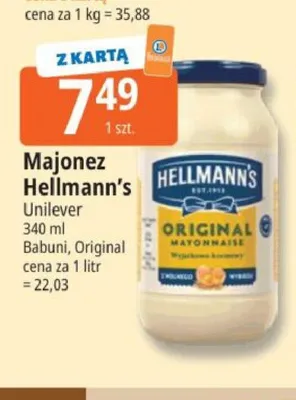 Majonez Hellmann's Babuni promocja w Leclerc