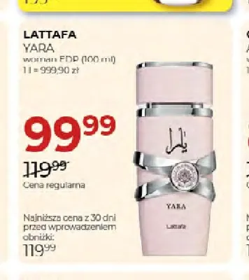 Woda perfumowana Lattafa Yara promocja w Drogerie Jawa
